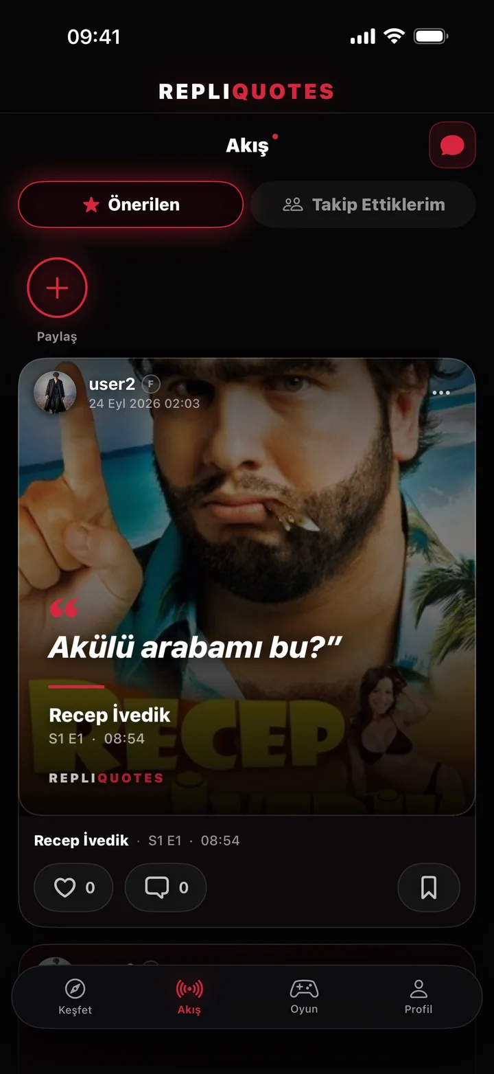 Akış ekranı